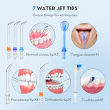Vosaro Cordless Oral Irrigator for Teeth-Blue WATERFLOSSER