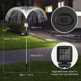Solar Flower Lights Outdoor Garden Waterproof, Vosaro Solar Yard Lights Decorative, 7 Color Changing Solar Powered Stake Light for Pathway Patio Lawn Holiday Decor, SOLARLIGHT
