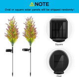 Solar Tree Lights Garden Outdoor Waterproof, Vosaro Solar Yard Decoration Light, Solar Stakes Deco Lights, SOLARLIGHT Flower Lights Multi-Color Flickering Pine Lights for Patio Lawn Pathway Christmas